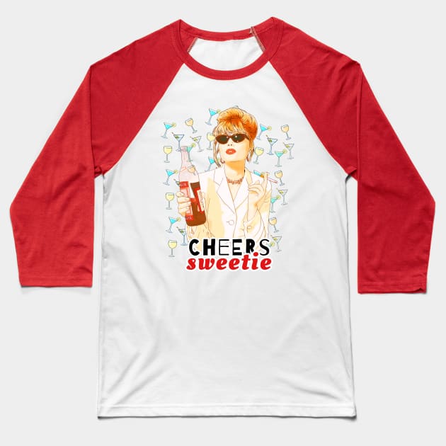 Cheers Sweetie Baseball T-Shirt by Mimie20